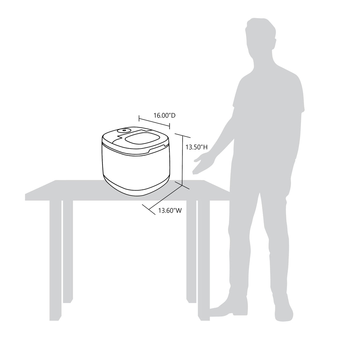 Newair® Countertop Ice Maker. Bullet Ice, 50 lbs/day - White