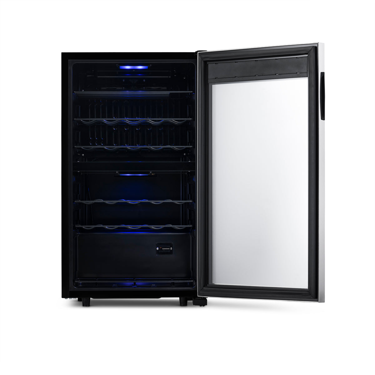 Newair® 28-Bottle 18.9" Stainless Steel Freestanding Dual Zone Wine Fridge