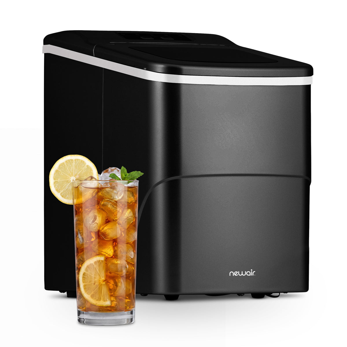 Newair® Countertop Bullet Ice Maker in Matte Black or Metallic Silver, 26 lbs/Day