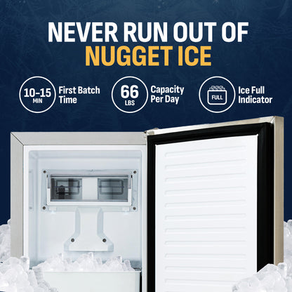 newair-15-undercounter-nugget-ice-maker-66-lbs-day-stainless-steel
