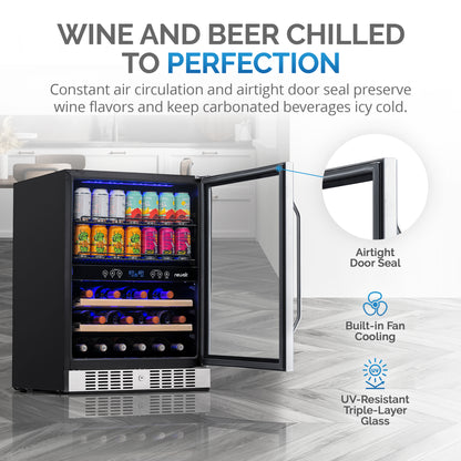 newair®-70-can-20-bottle-built-in-dual-zone-beverage-fridge-24