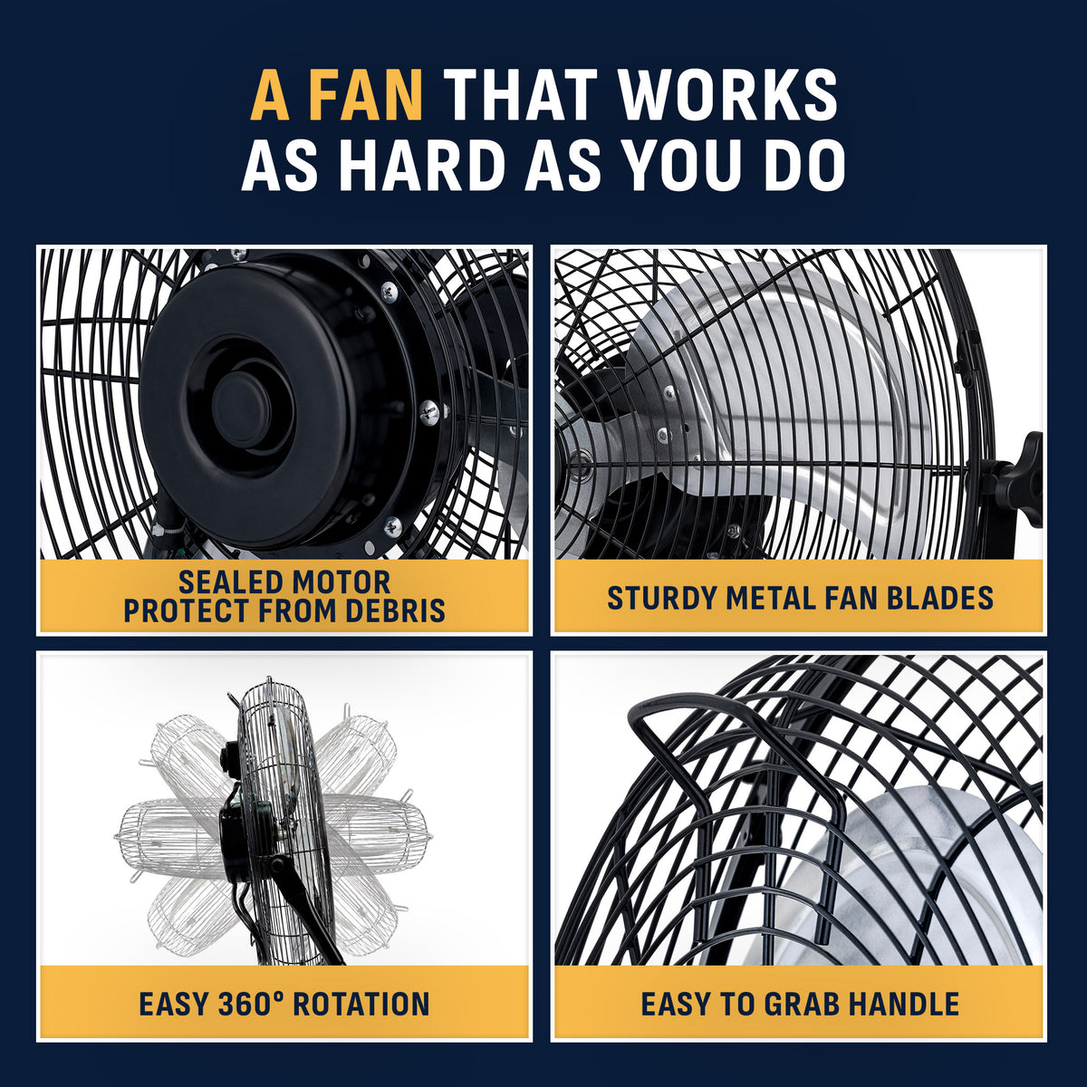 Newair® 18" Wall-Mounted Fan