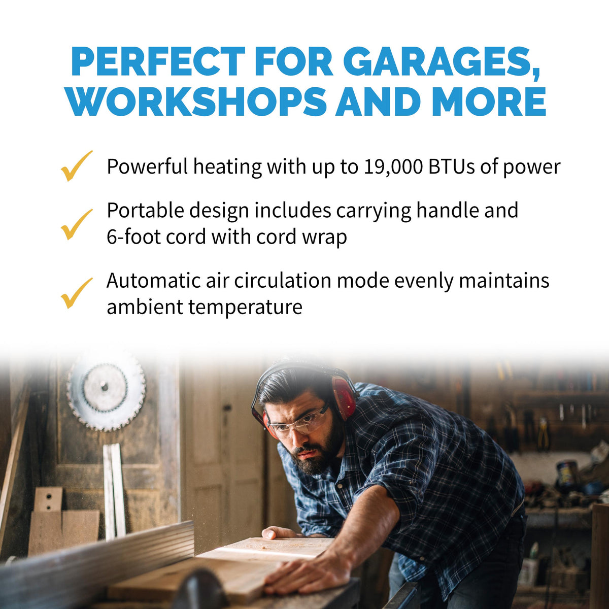 Newair® Portable Electric Garage Heater - 240v