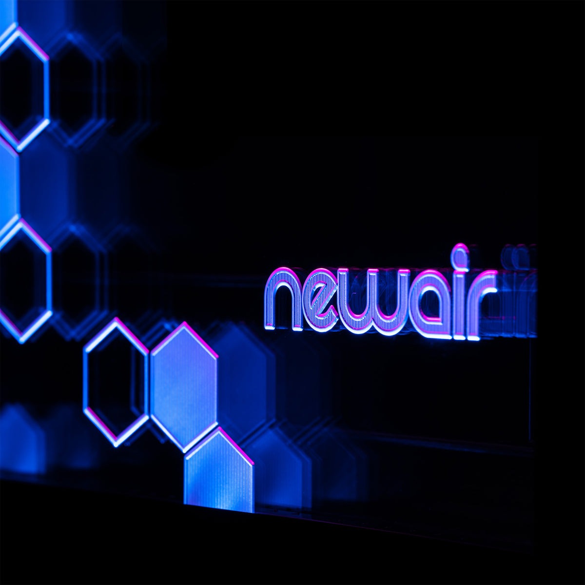 Newair® Prismatic™ Series Beverage Fridge with RGB HexaColor™ LED Lights