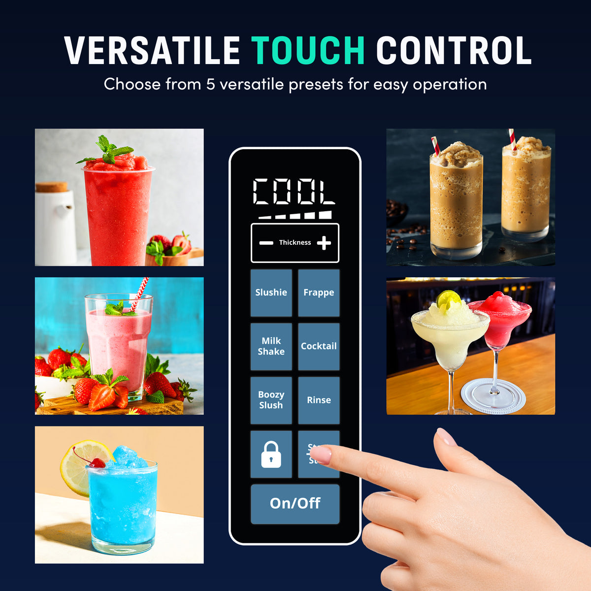 Luma Slushy Maker Touch Control