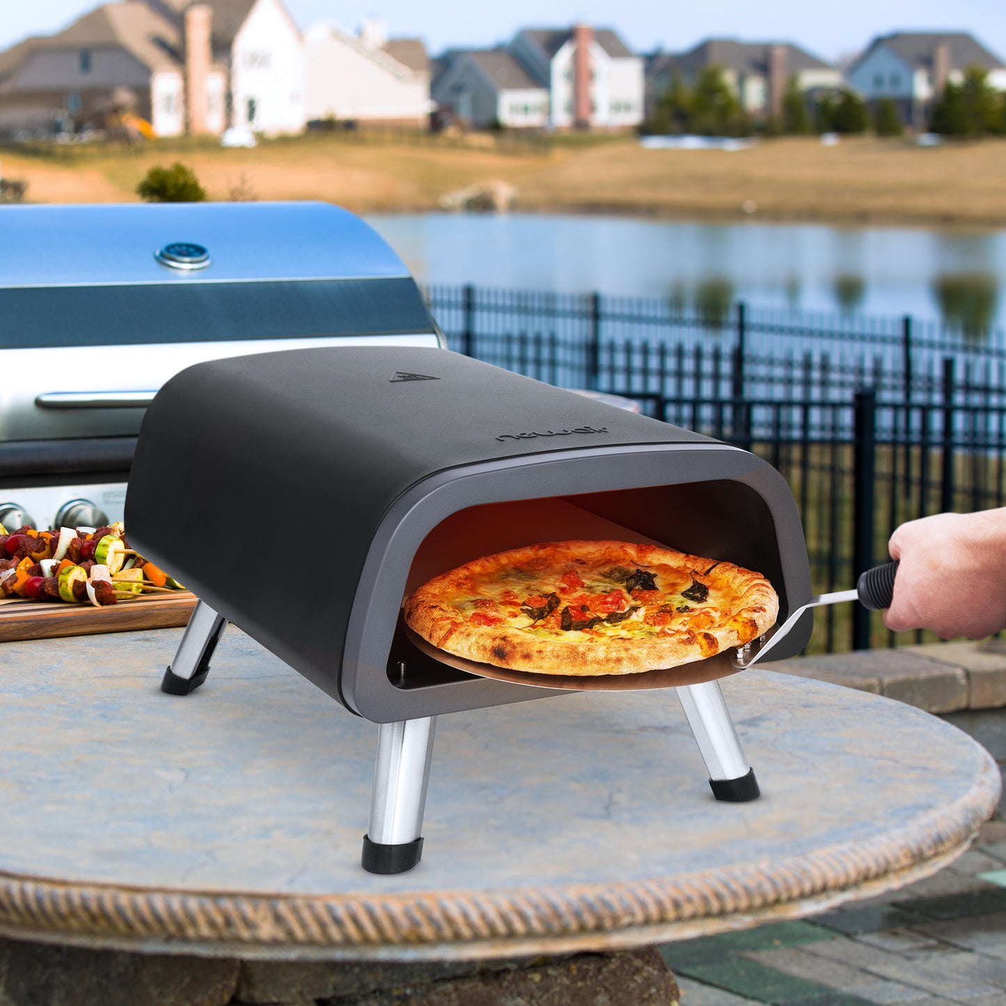 Newair® 12" Portable Electric Indoor and Outdoor Pizza Oven