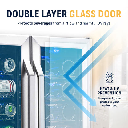 newair®-24-dual-zone-wine-and-beverage-fridge-in-stainless-steel