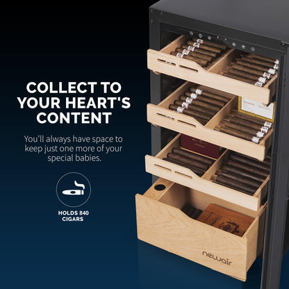 newair®-electric-freestanding-cigar-humidor-with-built-in-humidification-system-840-count