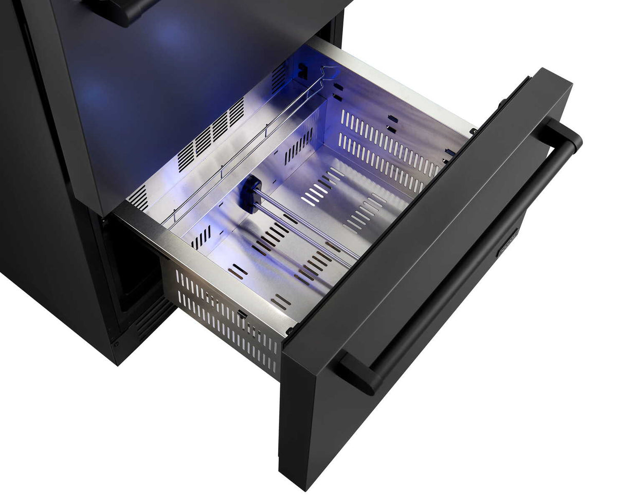 Newair 24 inch Refrigerator and Outdoor Freezer, Undercounter Refrigerator Freezer Convertible