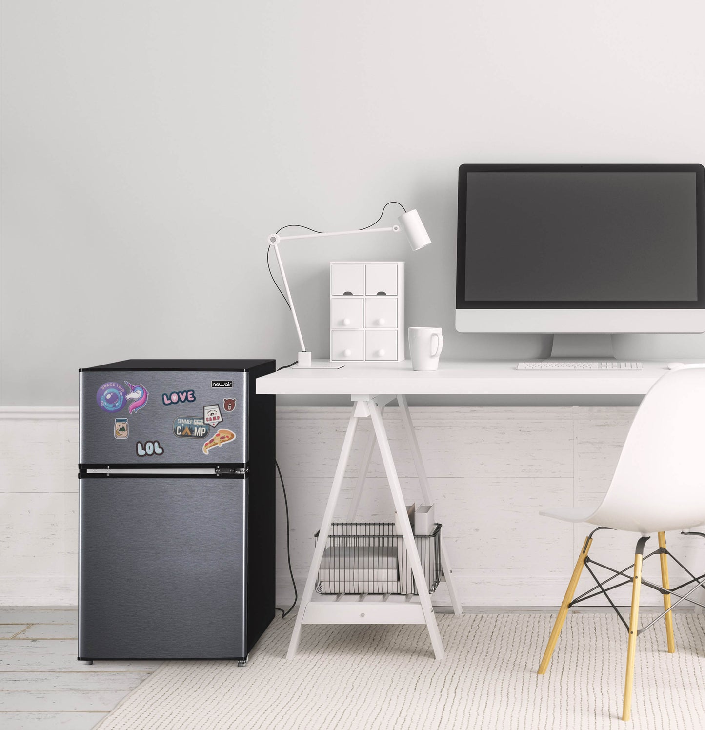 Newair® Compact Mini Fridge with Freezer, 3.1 Cu. Ft. - Black