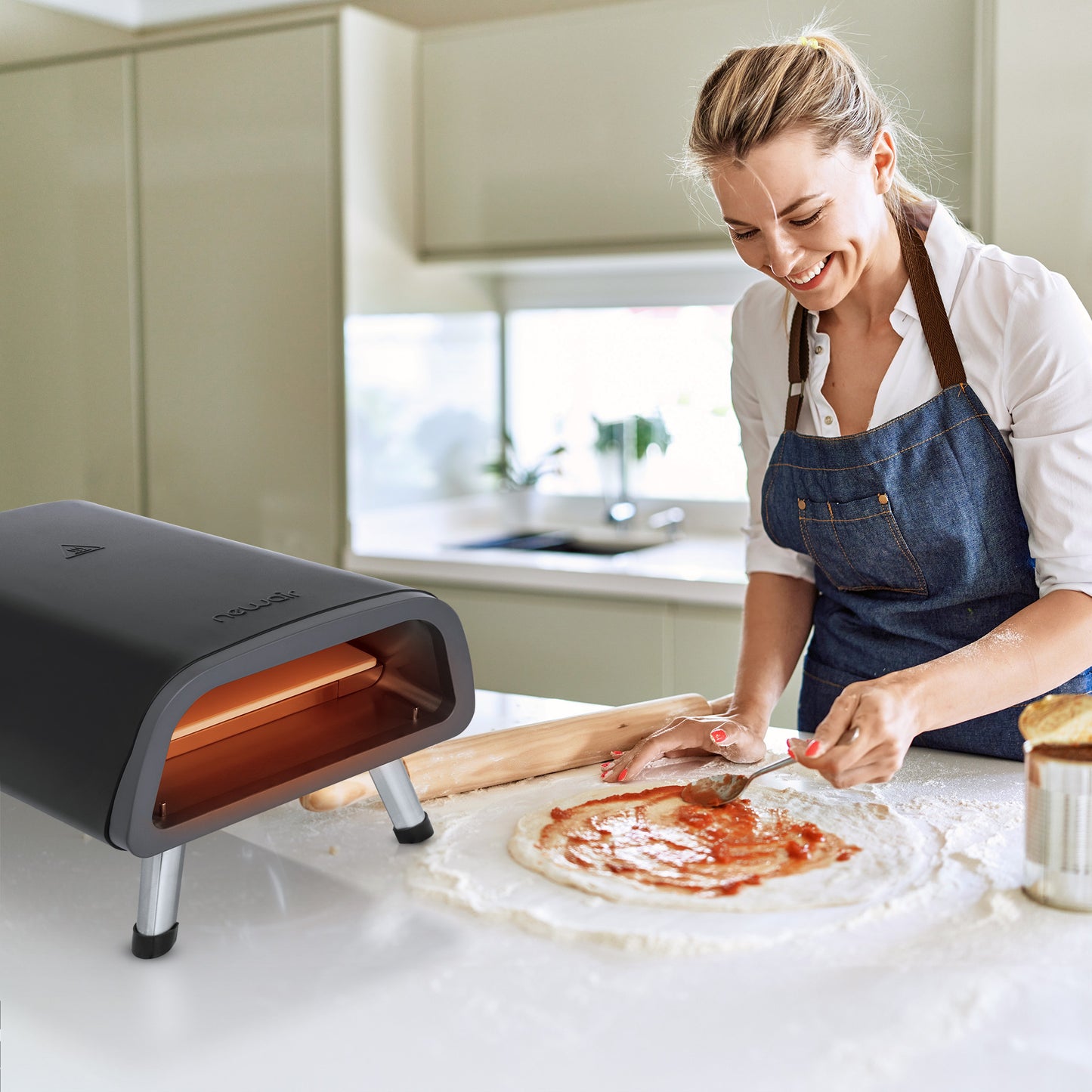 Newair® 12" Portable Electric Indoor and Outdoor Pizza Oven