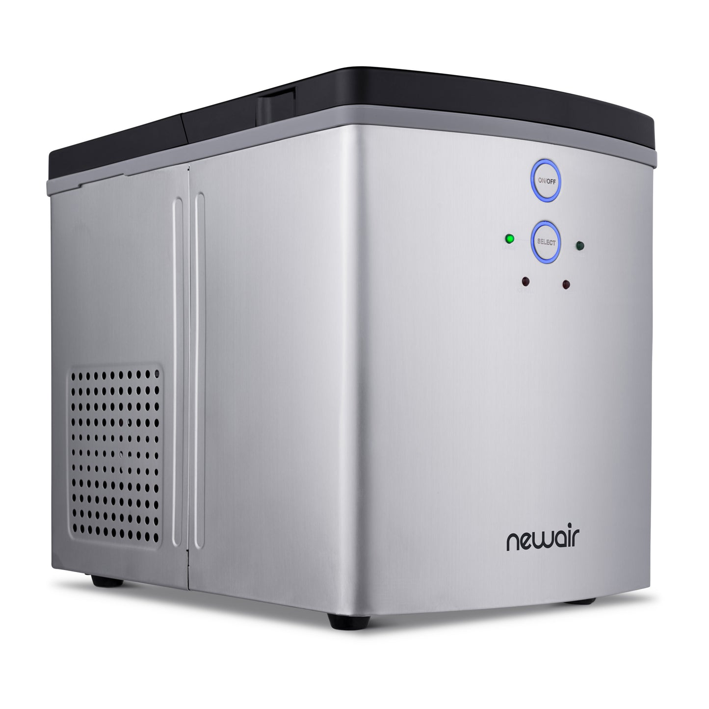 Newair® Countertop Ice Maker. Bullet Ice, 33 lbs/day - Black