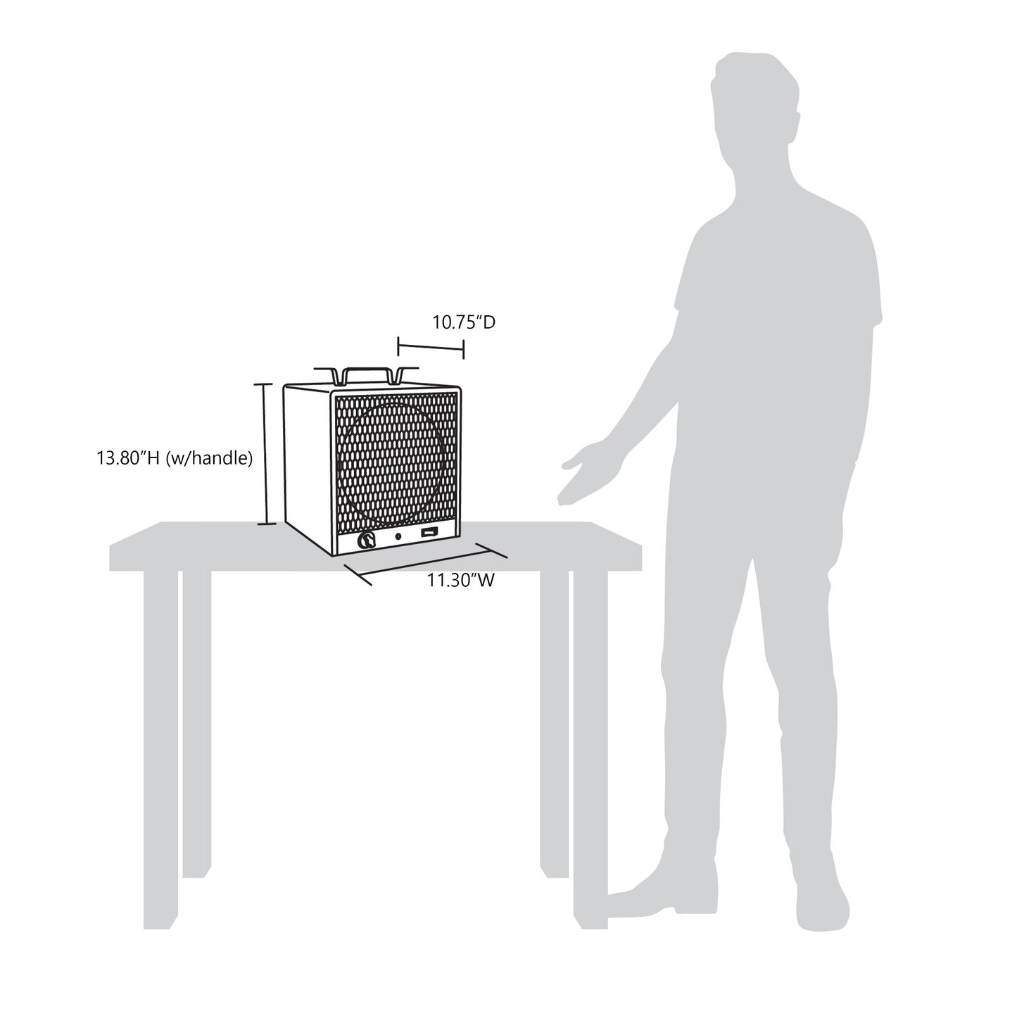 Newair® Portable Electric Garage Heater - 240v