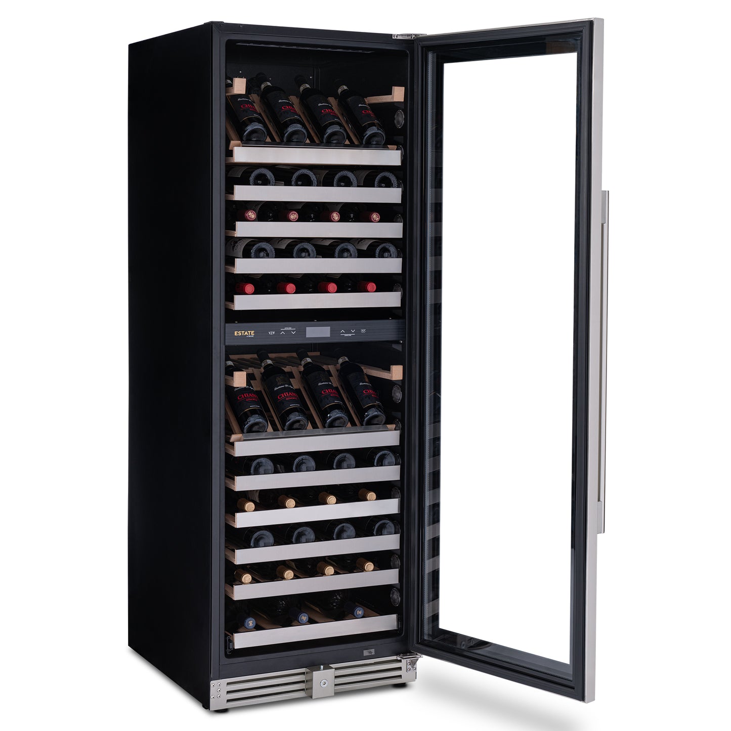 Newair® 160-Bottle Freestanding Stainless Steel Wine Fridge