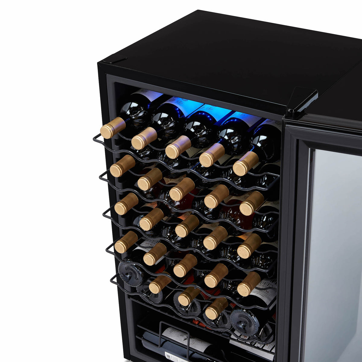 Luma® 34-Bottle 18.7" Black Freestanding Wine Fridge