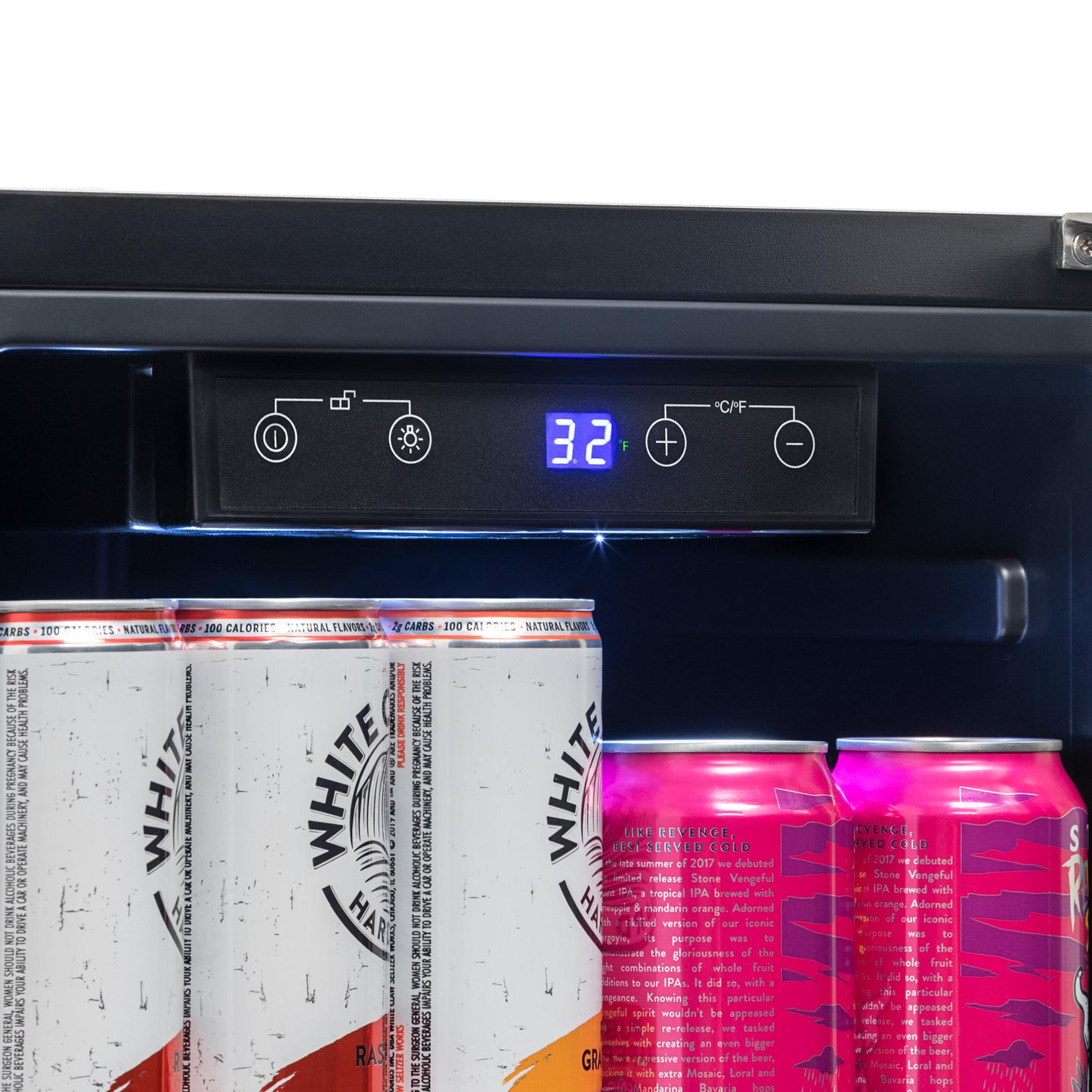 Newair® 90-Can Built-In/Freestanding Outdoor Beverage Fridge - 15