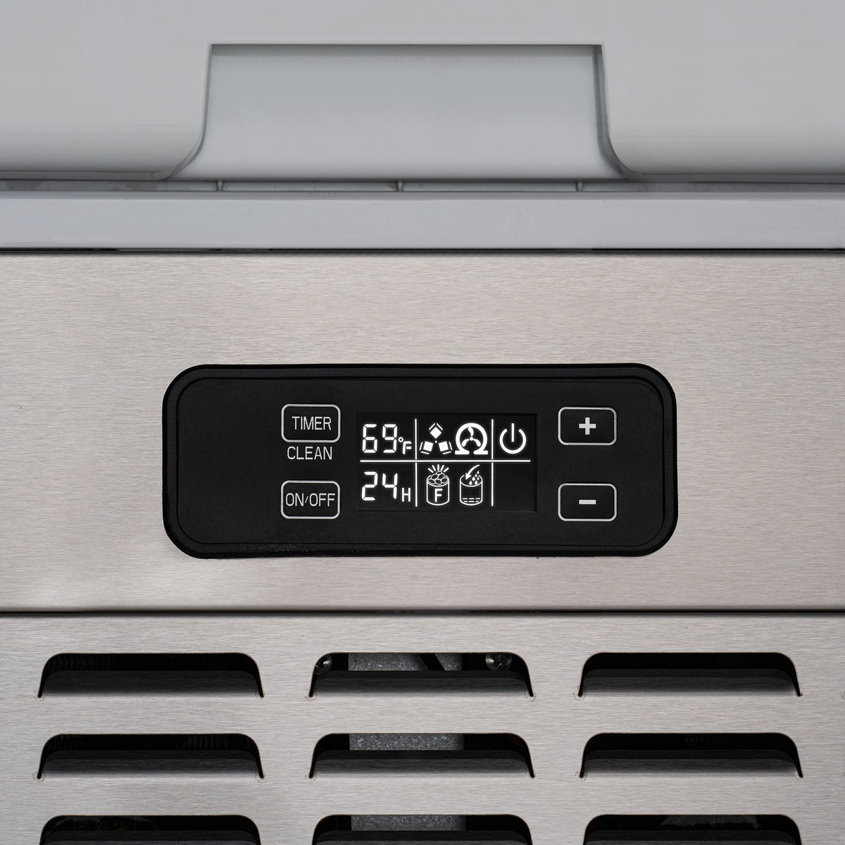 Newair 15” Undercounter Nugget Ice Maker, 66 lbs/day - Stainless Steel