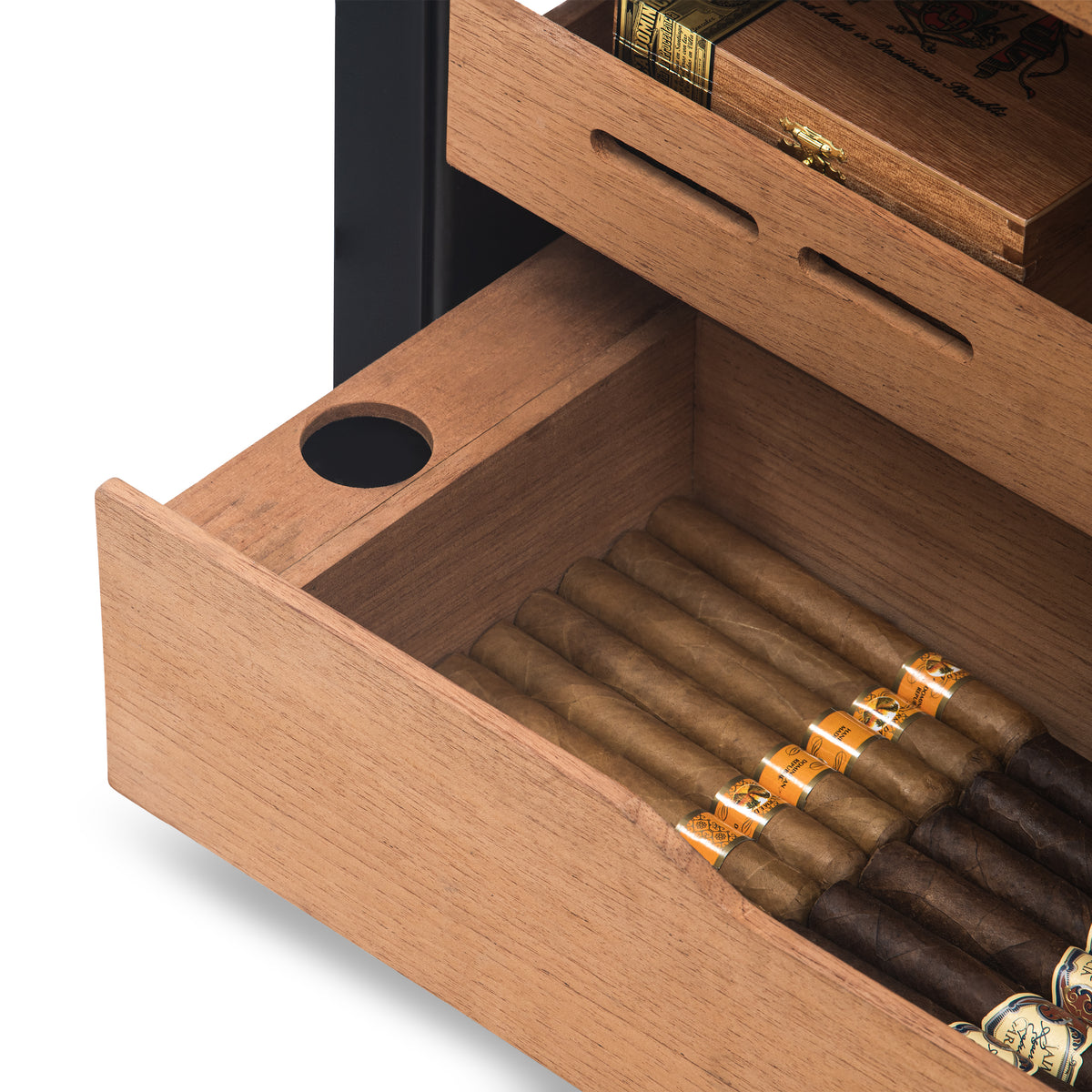 Newair® Electric Cigar Humidor in Black, Built-In or Freestanding, 1,500 Count