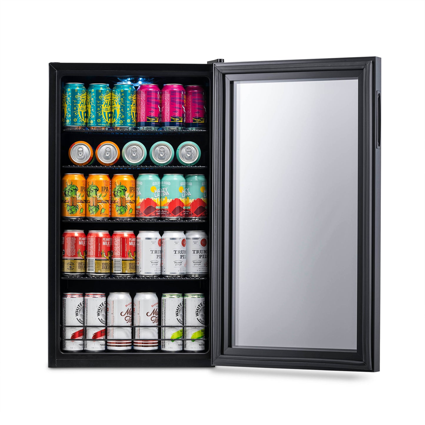 Newair® 126-Can Freestanding "Beers of the World" Beverage Fridge - 18.5"