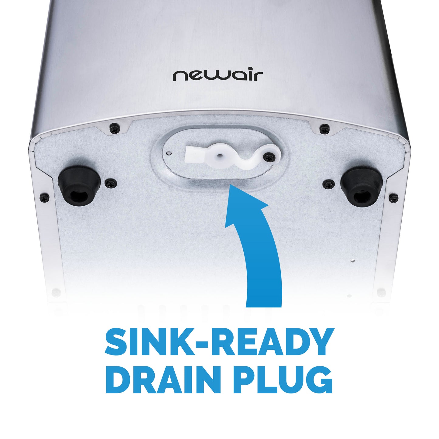 Newair® Countertop Ice Maker. Bullet Ice, 33 lbs/day - Black