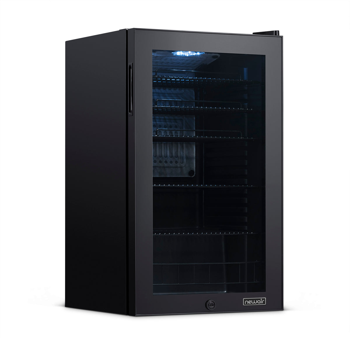 Newair® 126-Can Freestanding Black Beverage Fridge - 18.8"