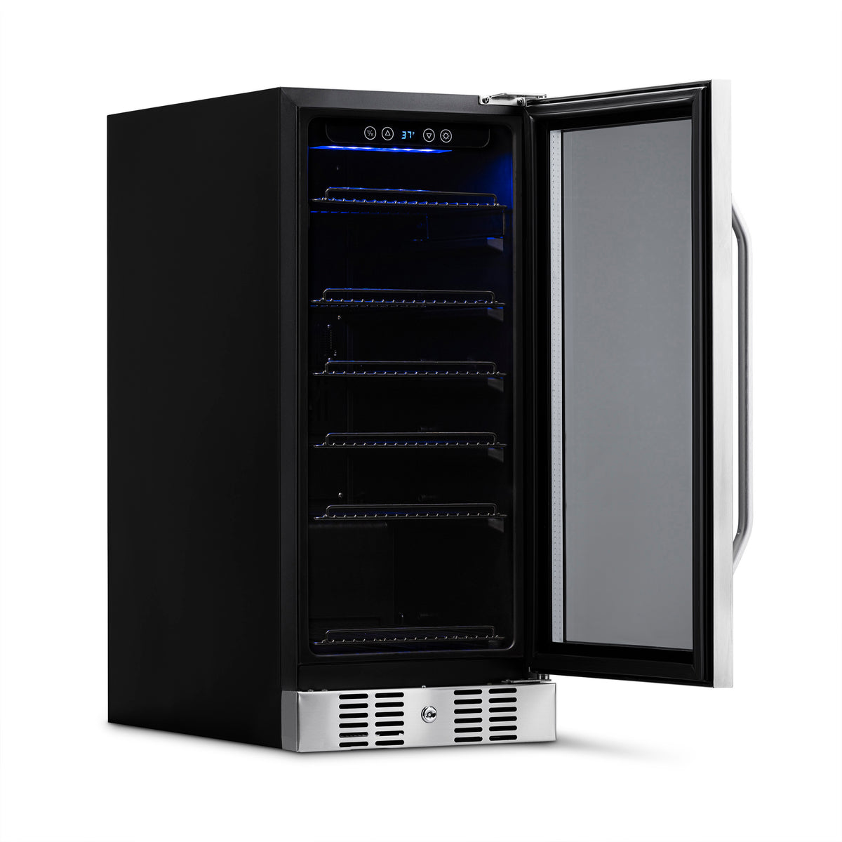 Newair® 96-Can Built-In Stainless Steel Beverage Fridge - 15"