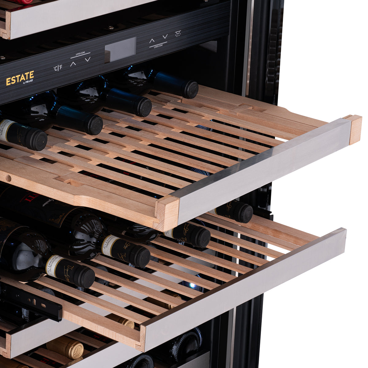 Newair® 160-Bottle Freestanding Stainless Steel Wine Fridge