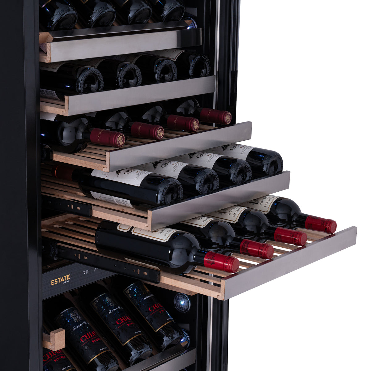 Newair® 160-Bottle Freestanding Stainless Steel Wine Fridge