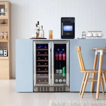 newair®-24-stainless-steel-dual-zone-wine-beverage-cooler-built-in-or-freestanding