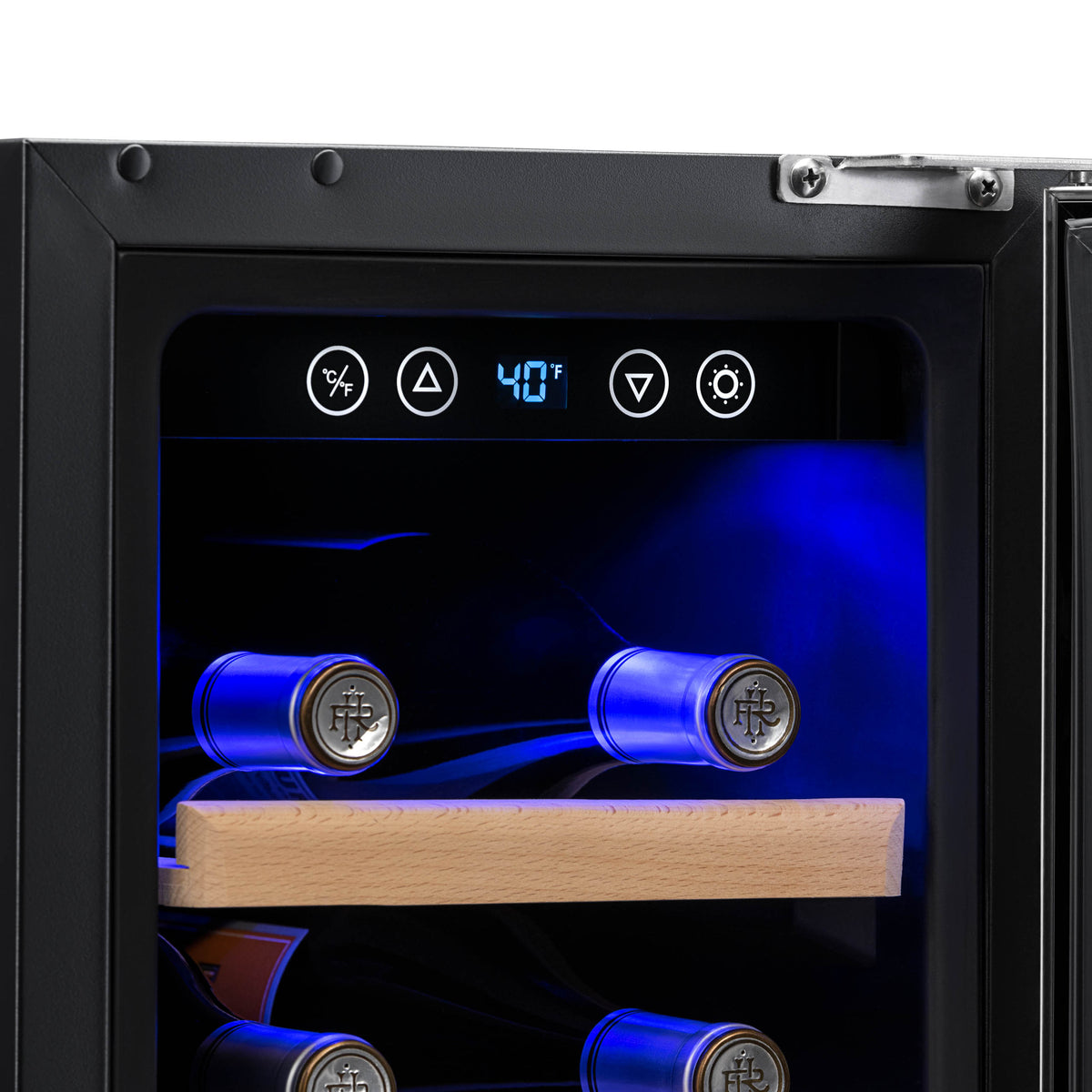 Newair® 19-Bottle 12" Built-In Wine Fridge - Stainless Steel