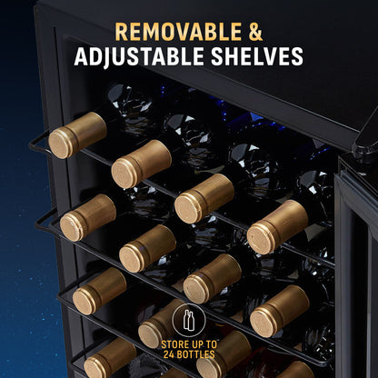 newair®-24-bottle-16-9-shadowᵀᴹ-series-freestanding-wine-fridge