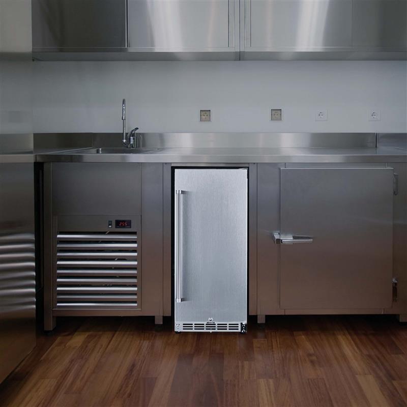 Newair® 15" 3.2 Cu. Ft. Commercial Built-In Stainless Steel Beverage Fridge -15"