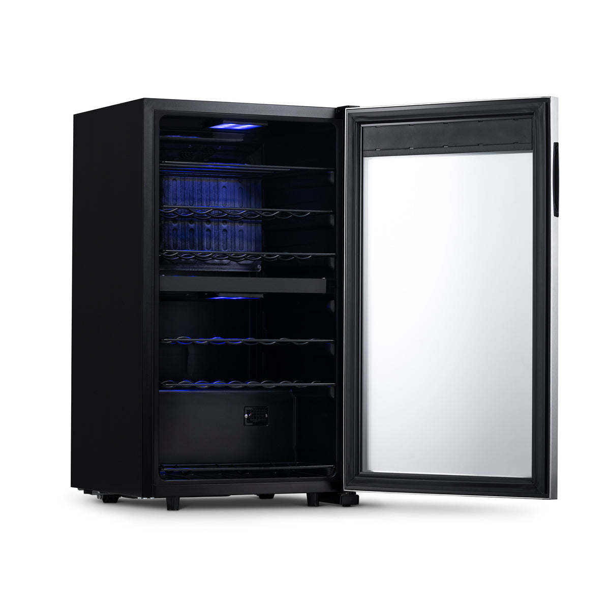 Newair® 28-Bottle 18.9" Stainless Steel Freestanding Dual Zone Wine Fridge
