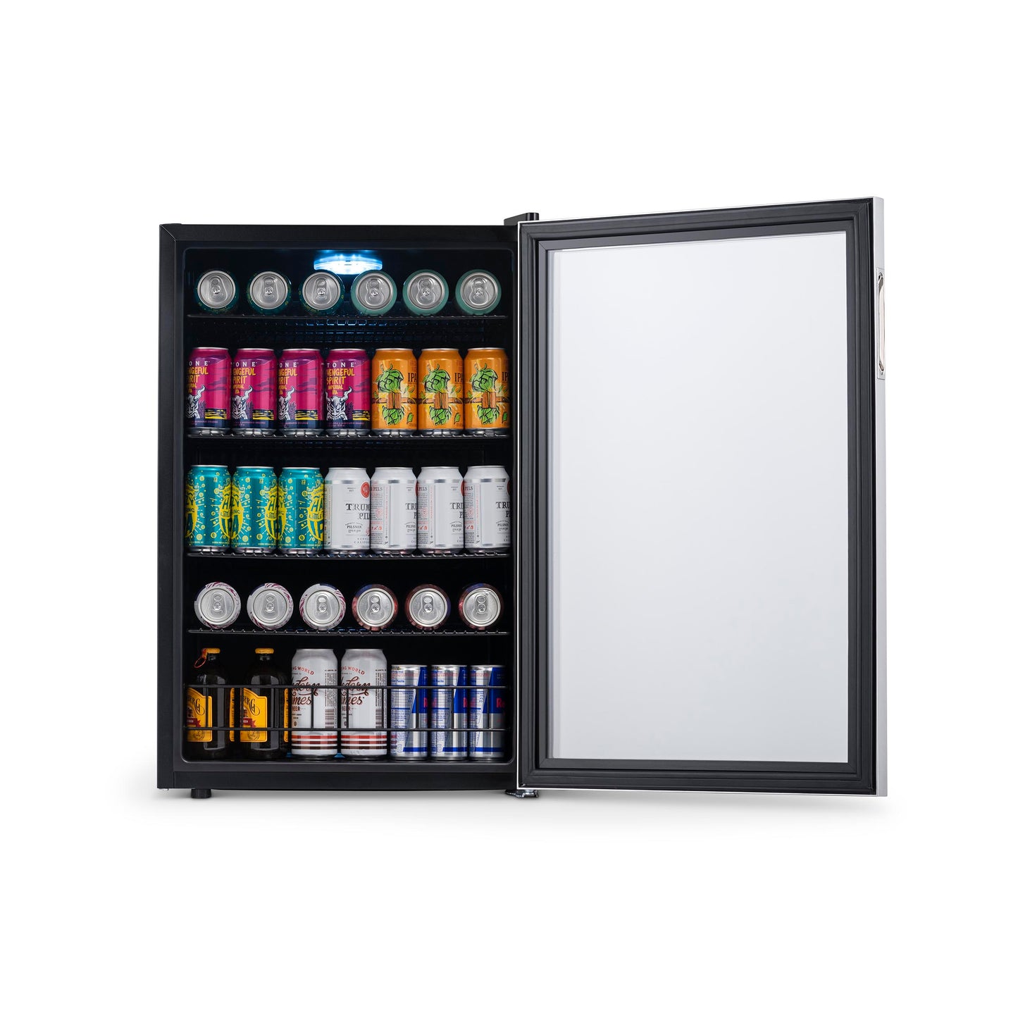Newair® 160-Can Freestanding Stainless Steel Beverage Fridge - 21.3"