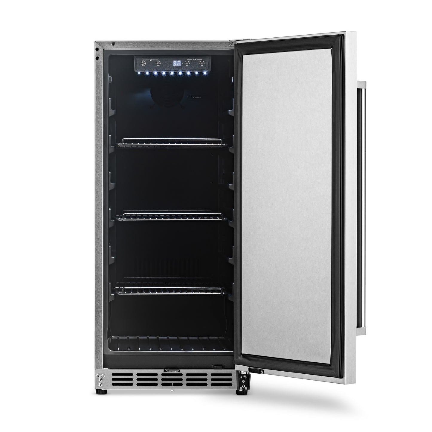Newair® 15" 3.2 Cu. Ft. Commercial Built-In Stainless Steel Beverage Fridge -15"