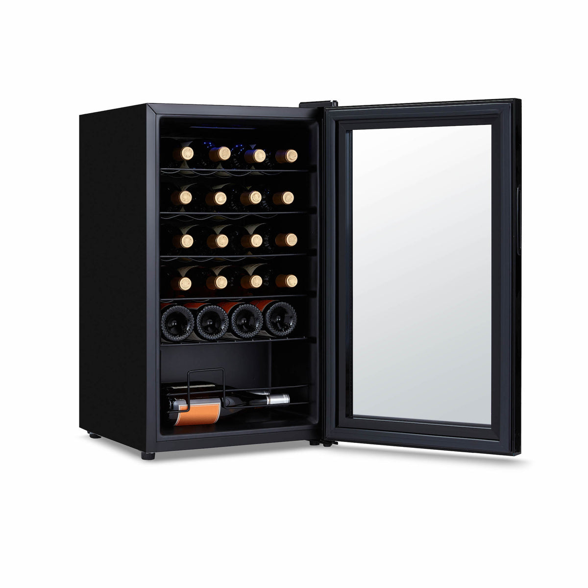 Newair® 24-Bottle 16.9" Shadowᵀᴹ Series Freestanding Wine Fridge