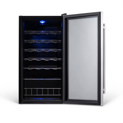 newair®-27-bottle-16-9-stainless-steel-freestanding-wine-fridge