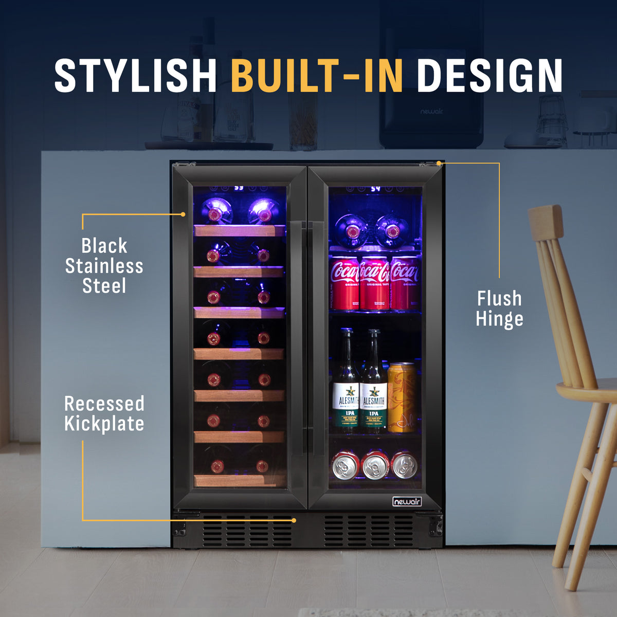 Stylish built-in design